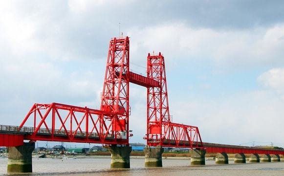 筑後川昇開橋(ちくごがわしょうかいきょう)の写真