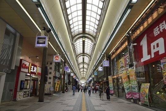 狸小路商店街の写真