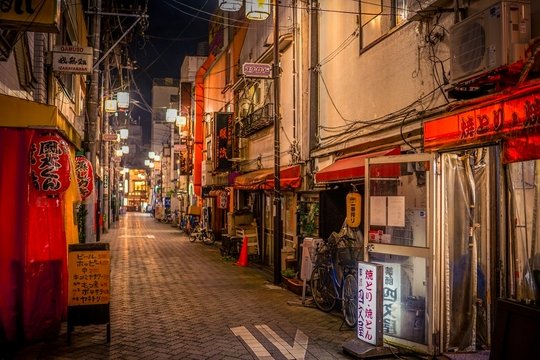 阿佐ヶ谷の町並みの写真